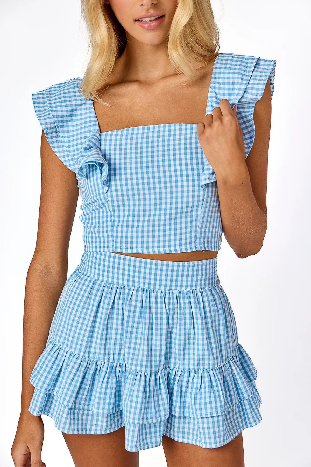Julia Gingham Skirt