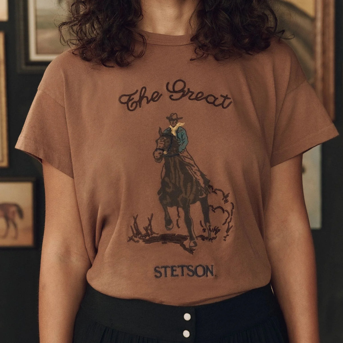 The Boxy Crew W/ Stetson Graphic