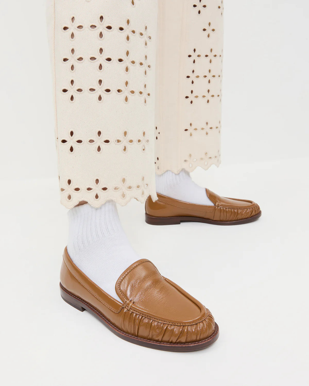 Lucille Smocked Loafer