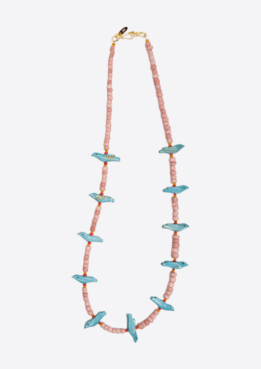 Long Turquoise Birds