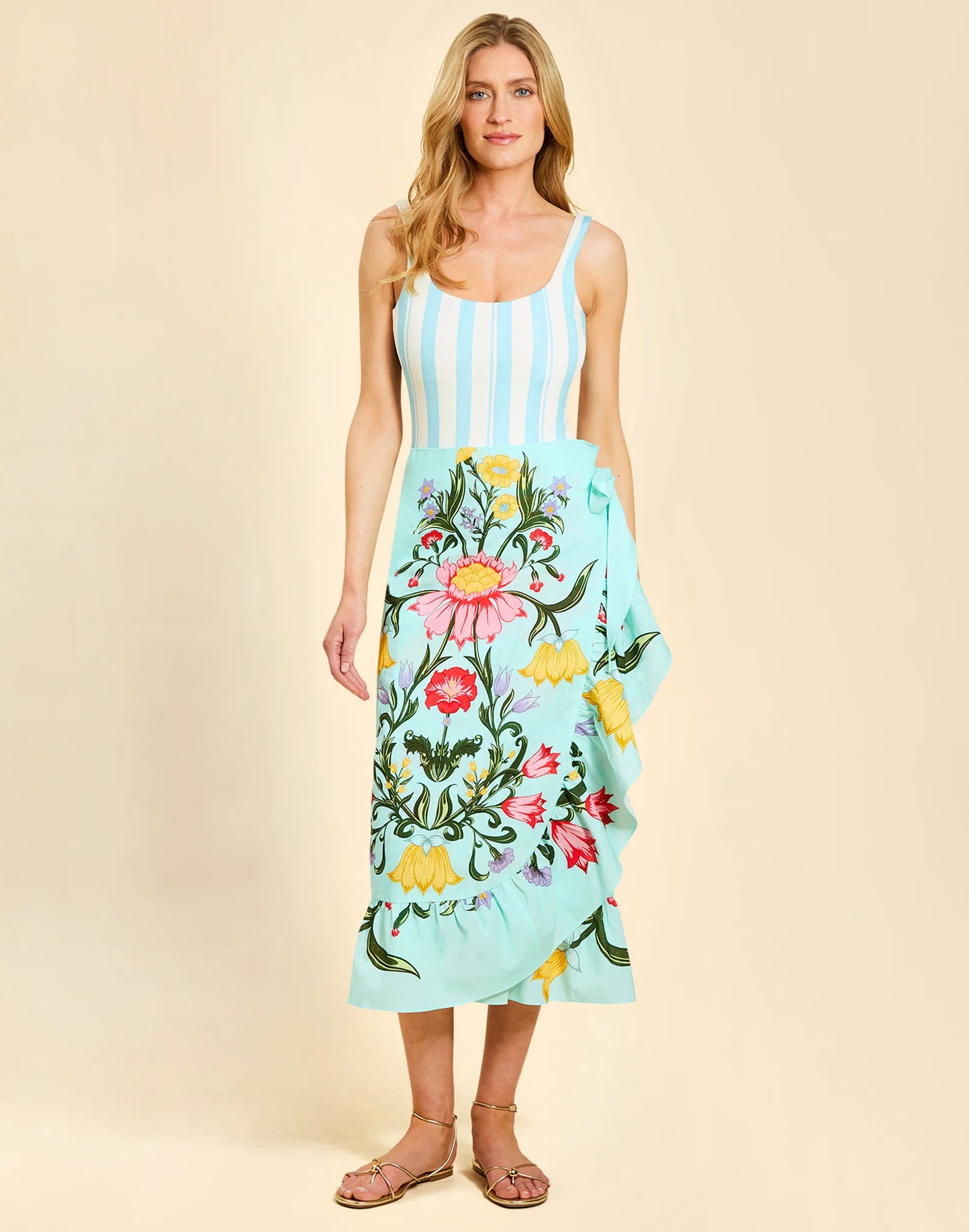 Magnolia Ruffle Pareo
