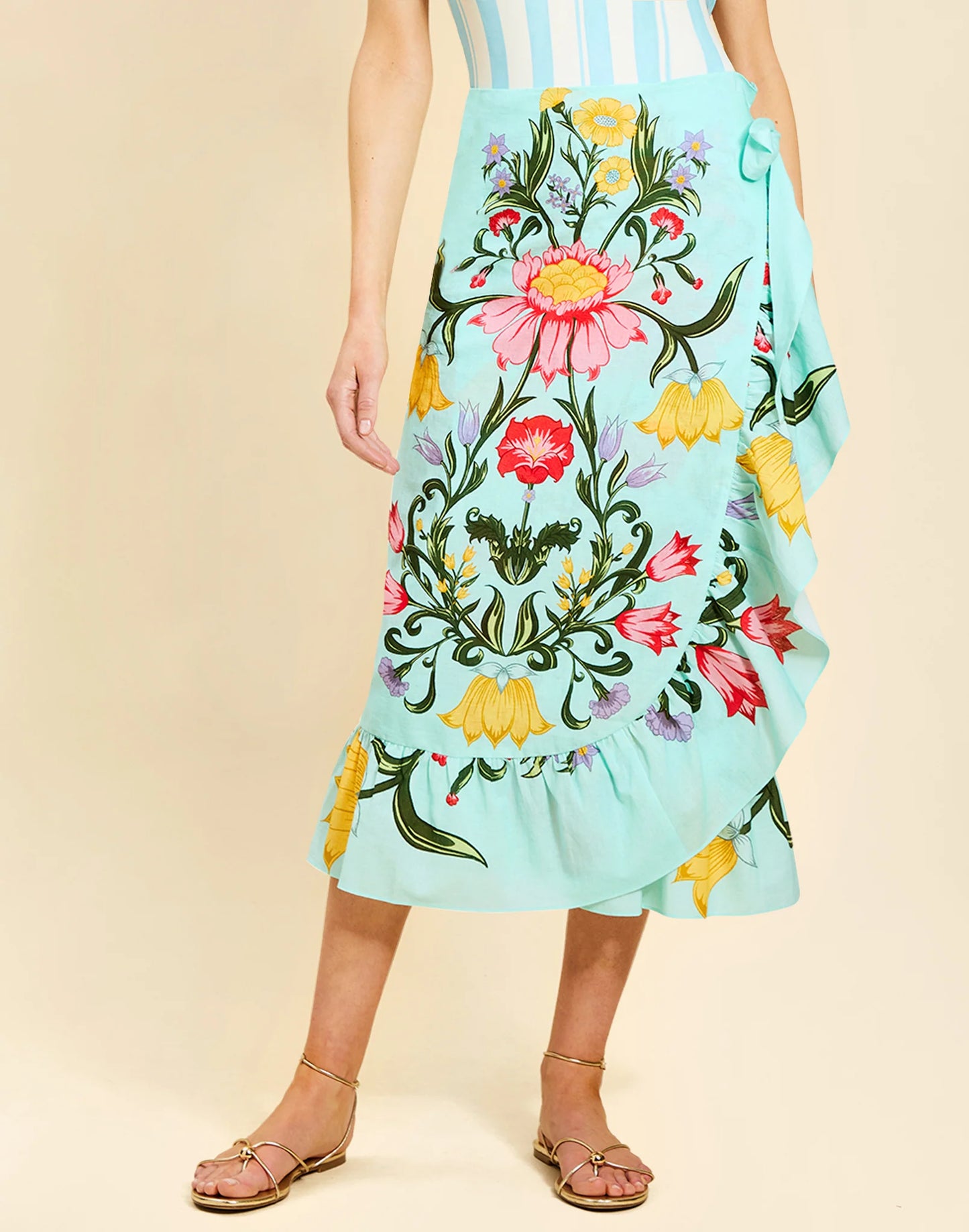 Magnolia Ruffle Pareo