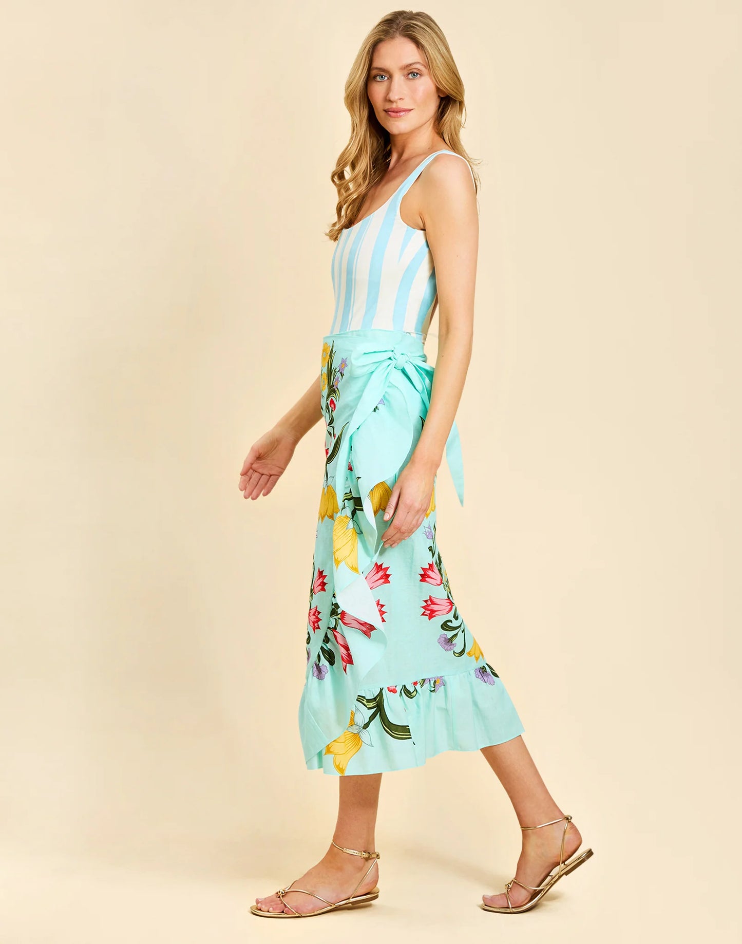 Magnolia Ruffle Pareo