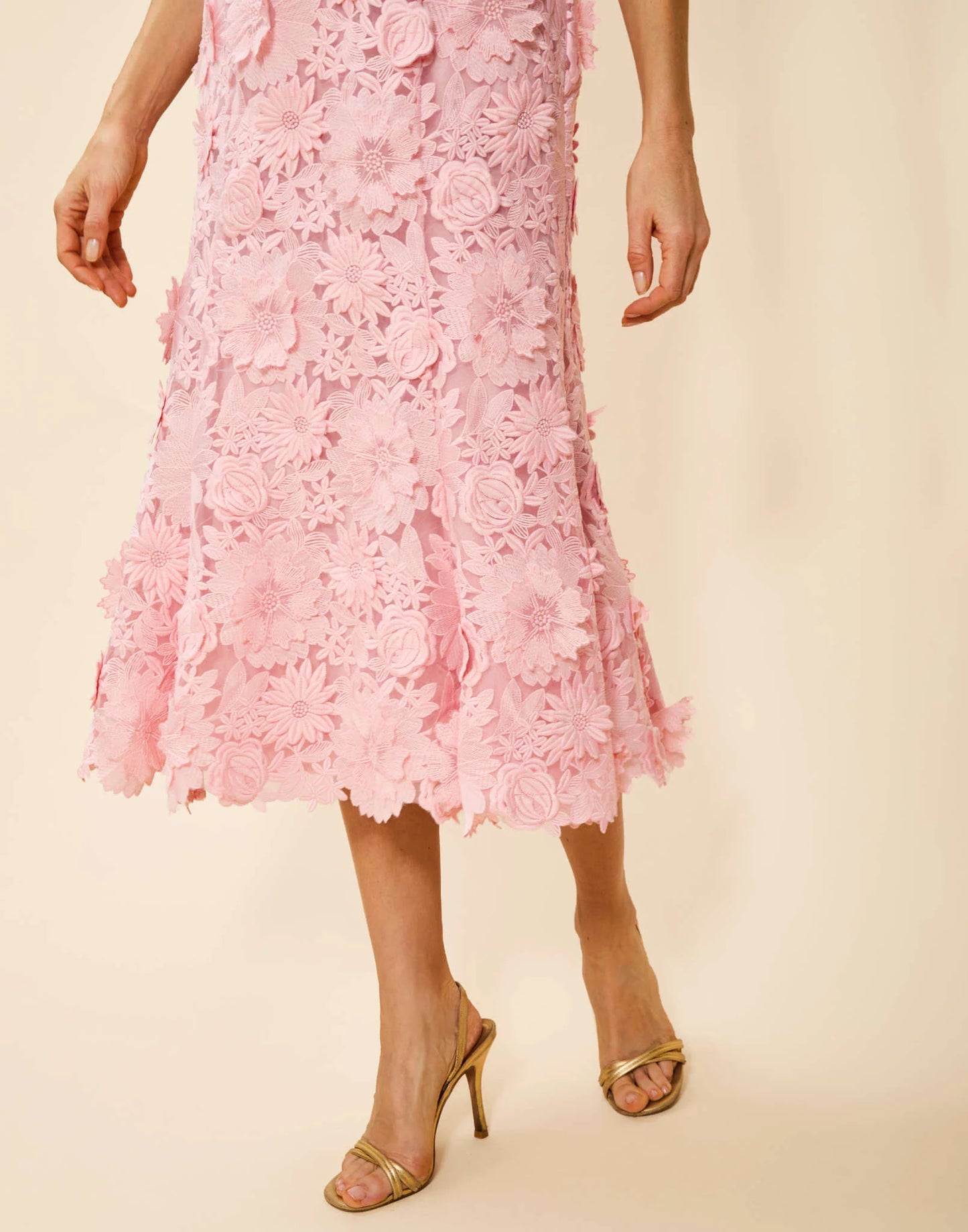 Manila Lace Midi Dress