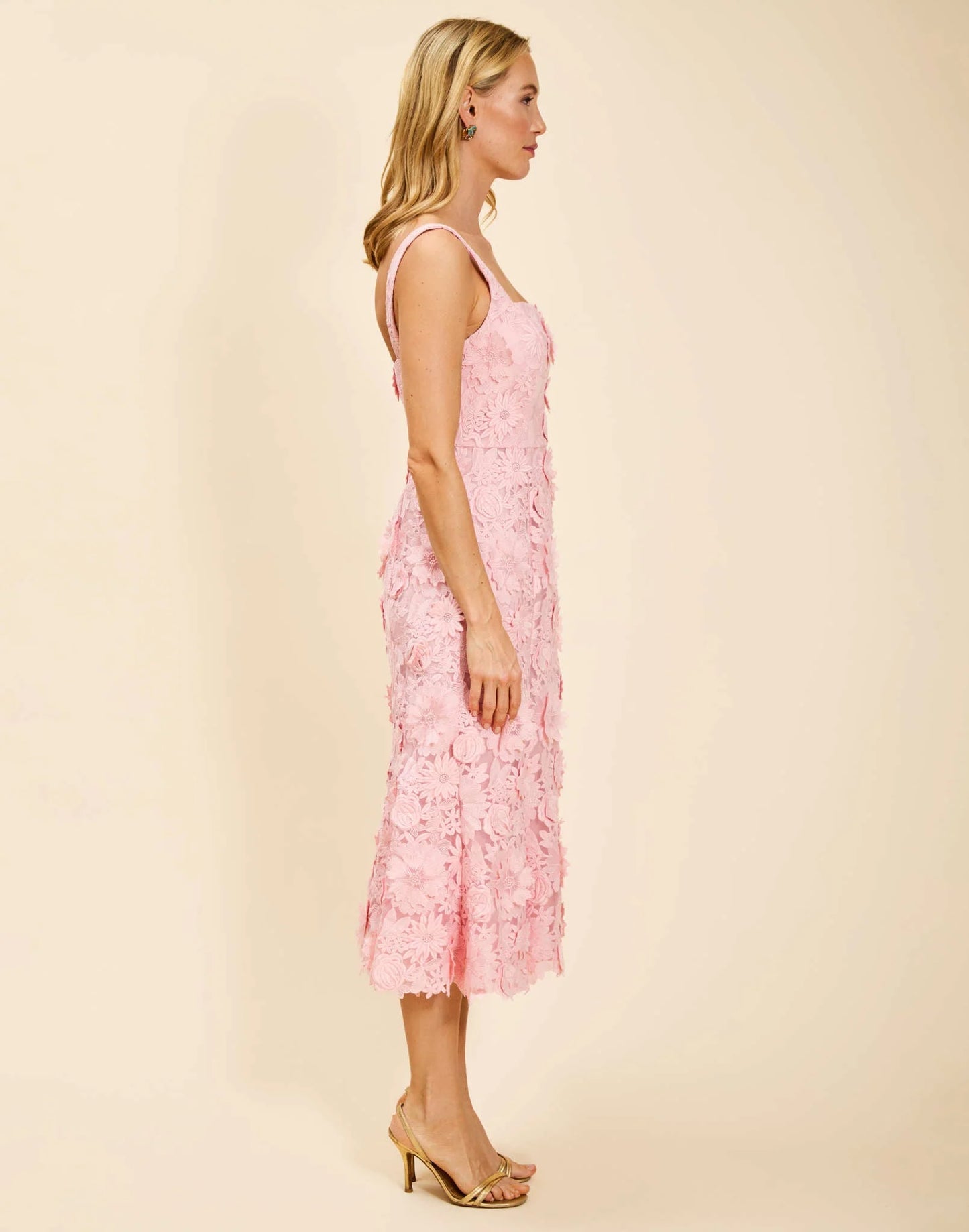 Manila Lace Midi Dress