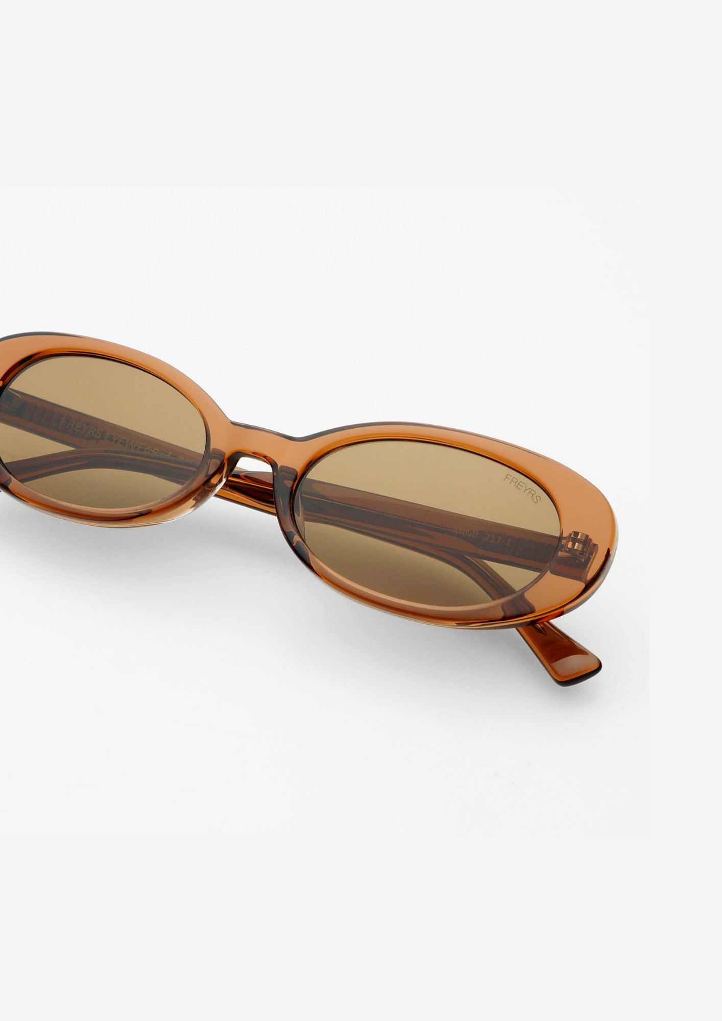 Mimi Acetate Oval Sunglasses