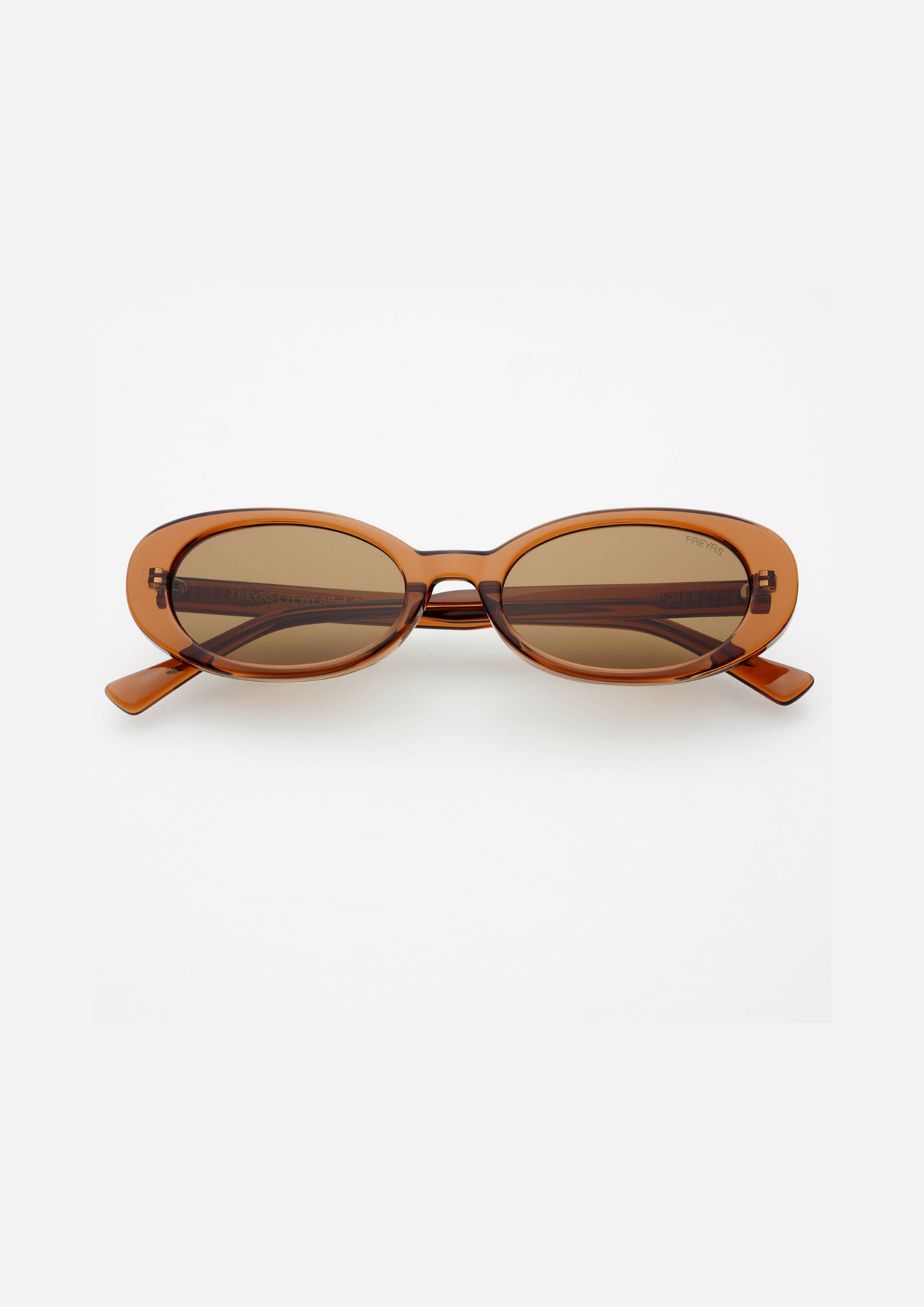 Mimi Acetate Oval Sunglasses