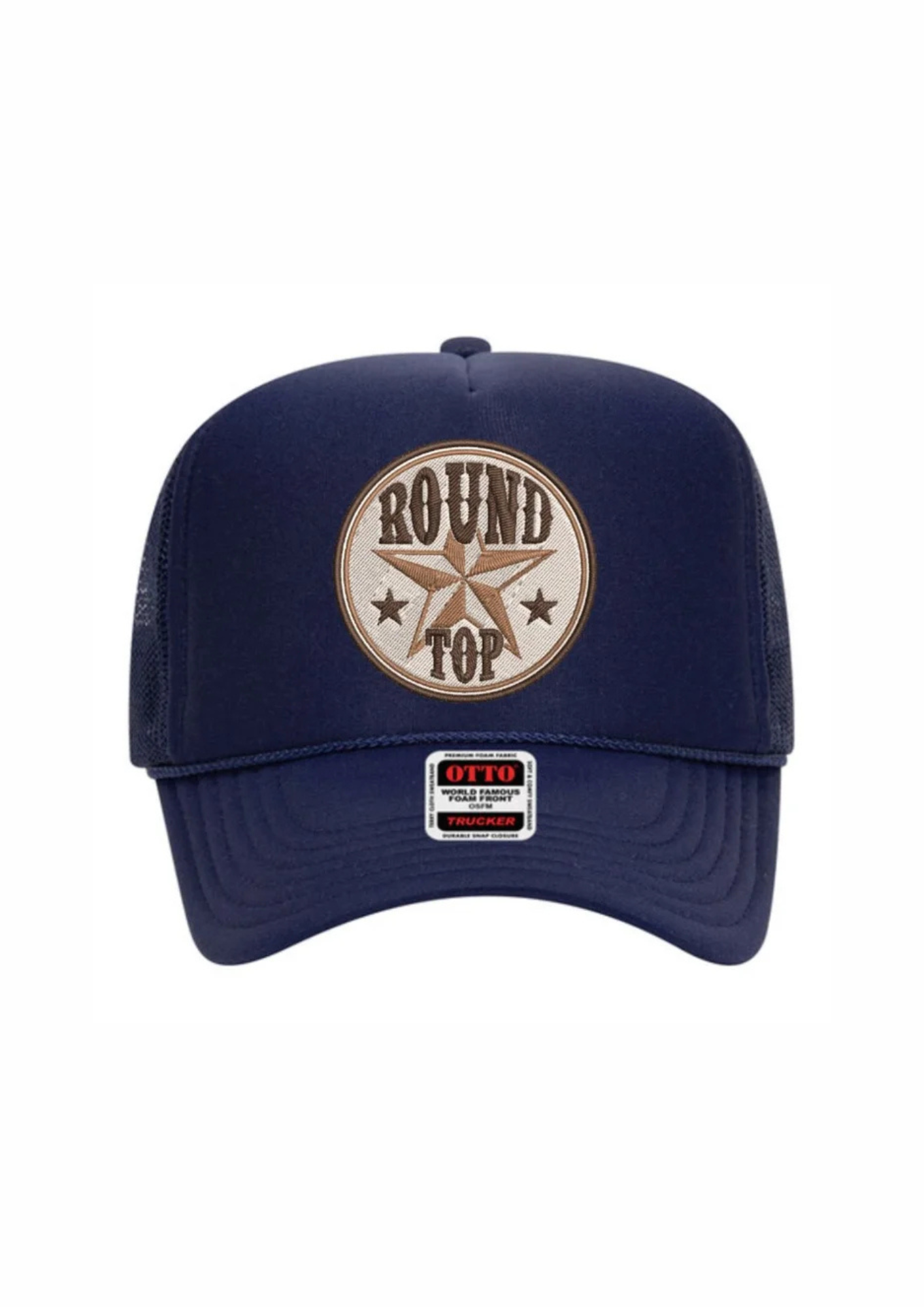 Round Top Star Trucker Hat