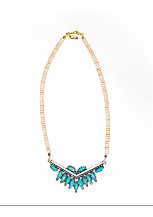 Needlepoint Arrow Necklace