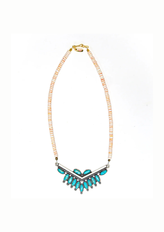 Needlepoint Arrow Necklace