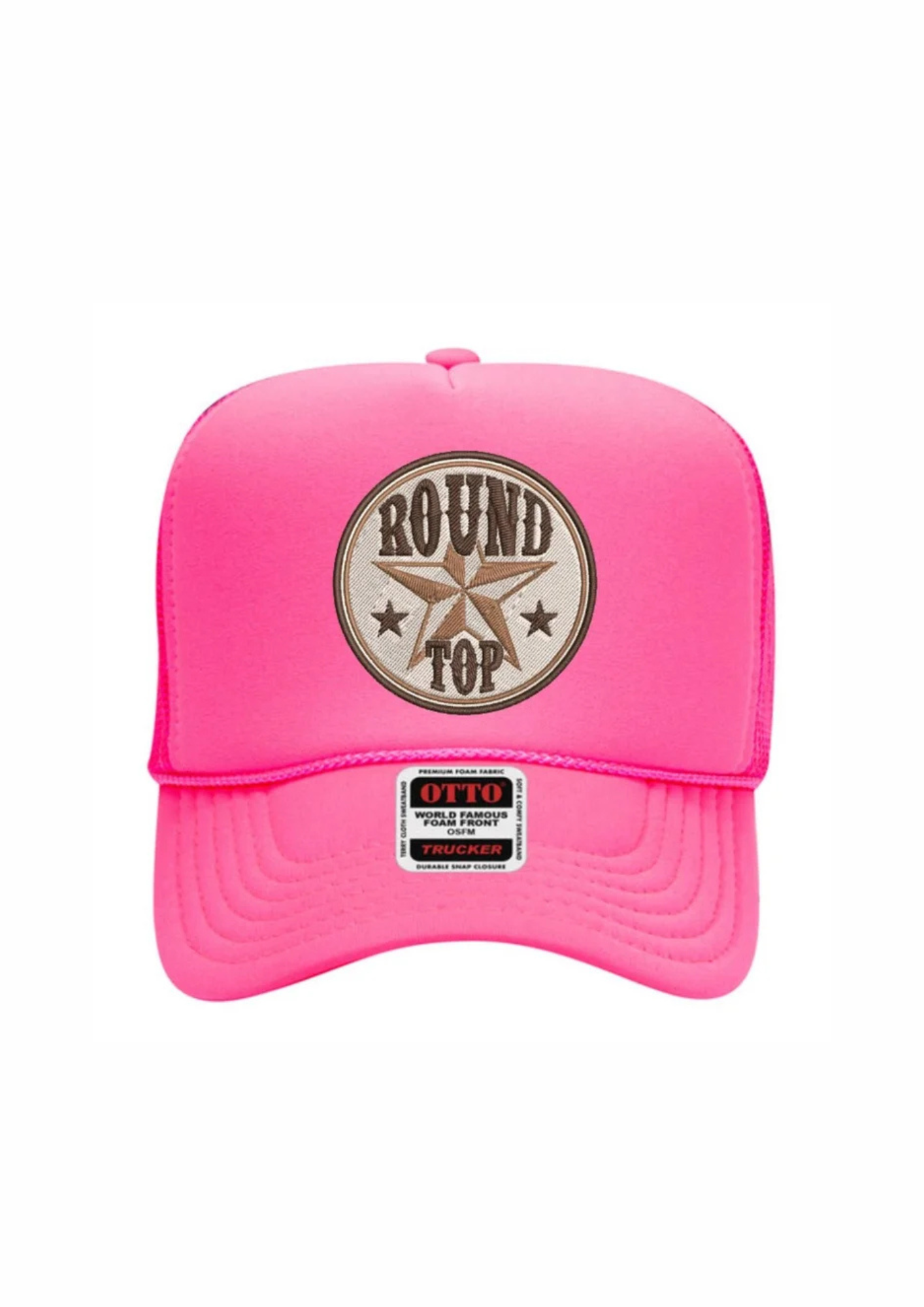 Round Top Star Trucker Hat