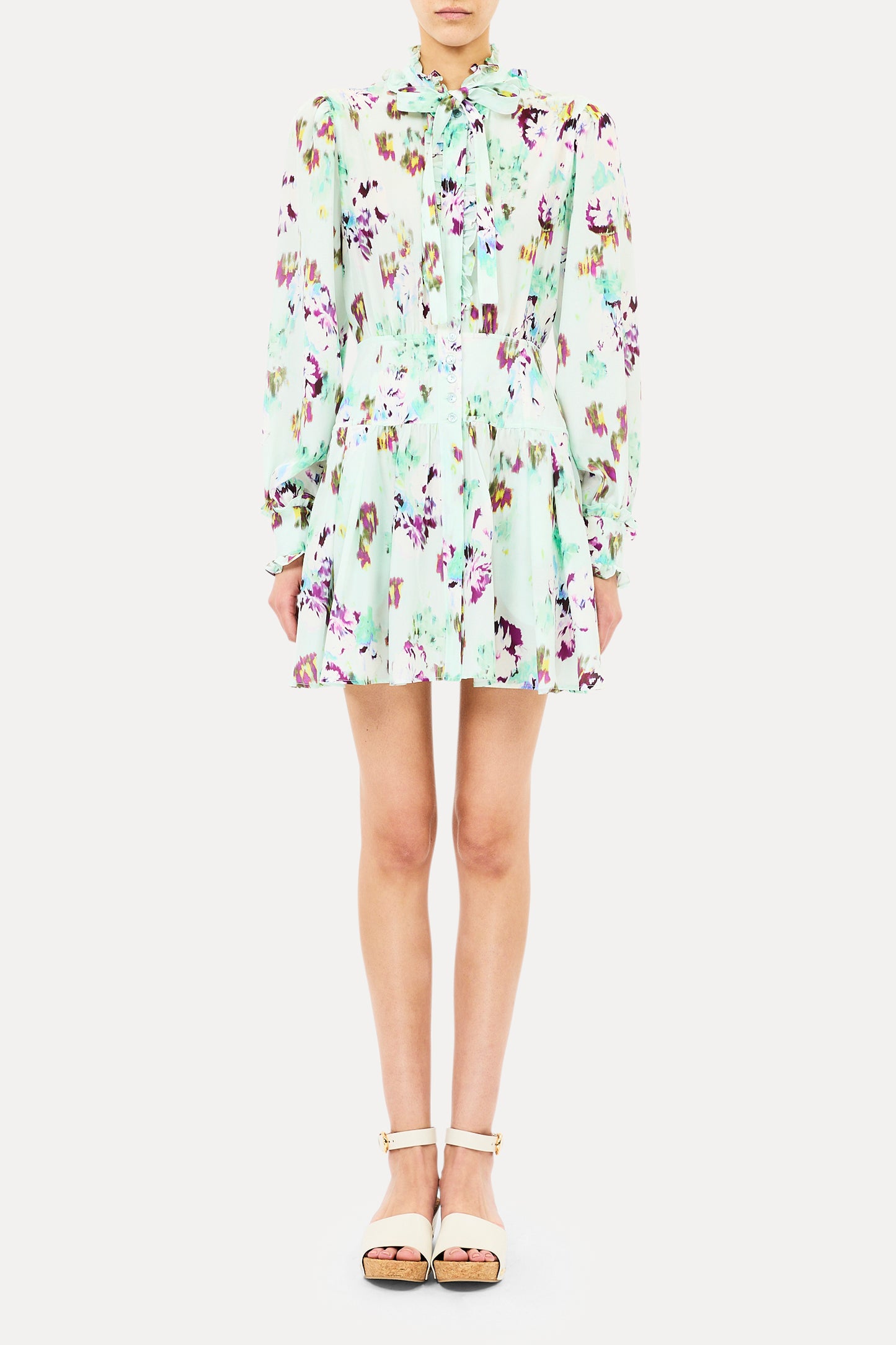 Viola Silk Mini Dress
