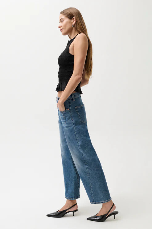 Kyra High Rise Bowed Ankle