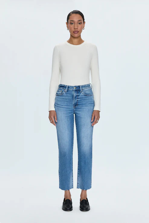 Charlie High Rise Classic Straight Jean