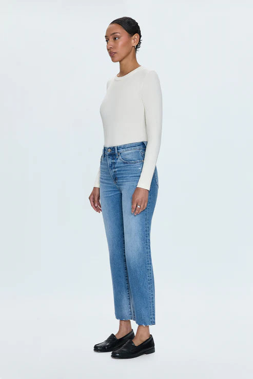 Charlie High Rise Classic Straight Jean