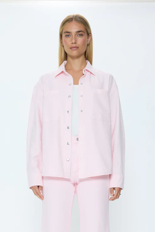 Elin Fluid Denim Shacket