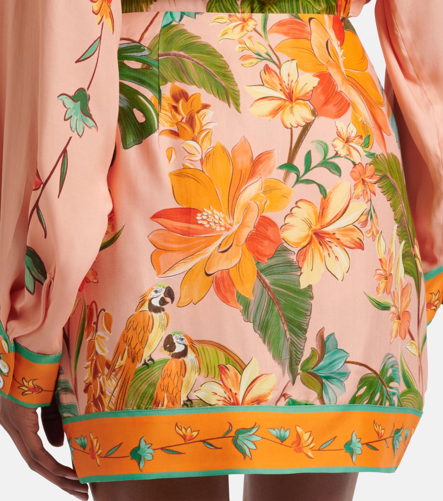 Birds Mini Skirt