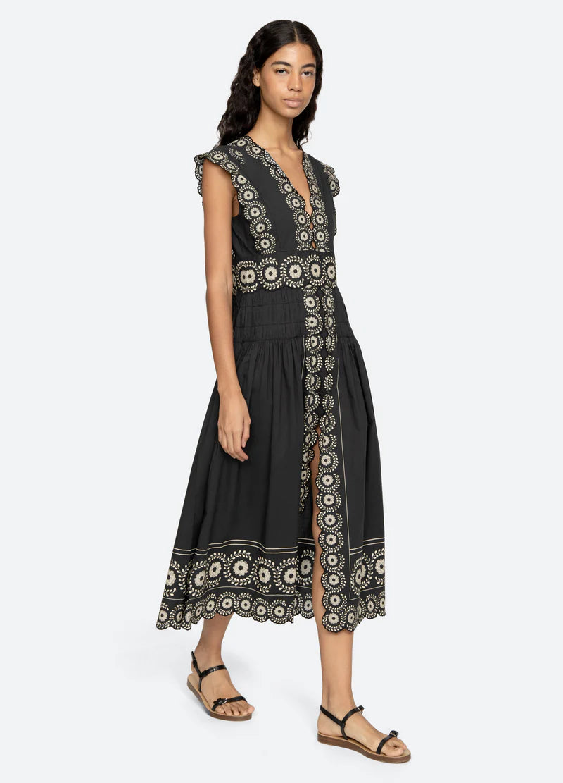Maribel Print Midi Dress