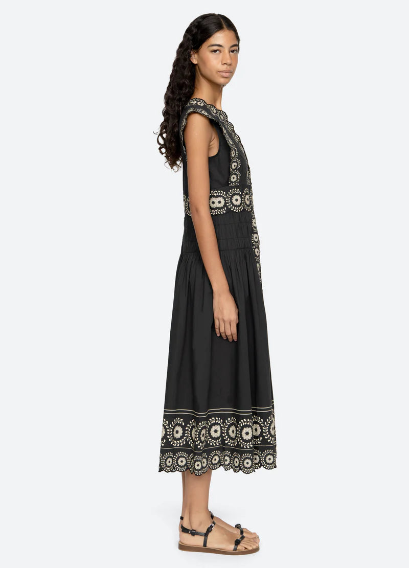 Maribel Print Midi Dress