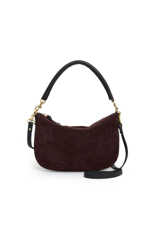 Petit Moyen Messenger - Suede w/ Whipstitch