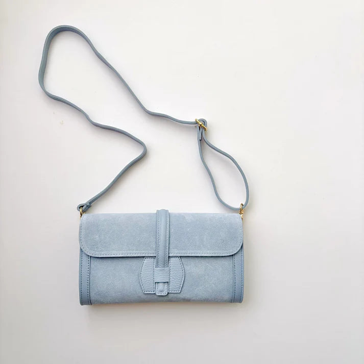 Monet Suede Clutch
