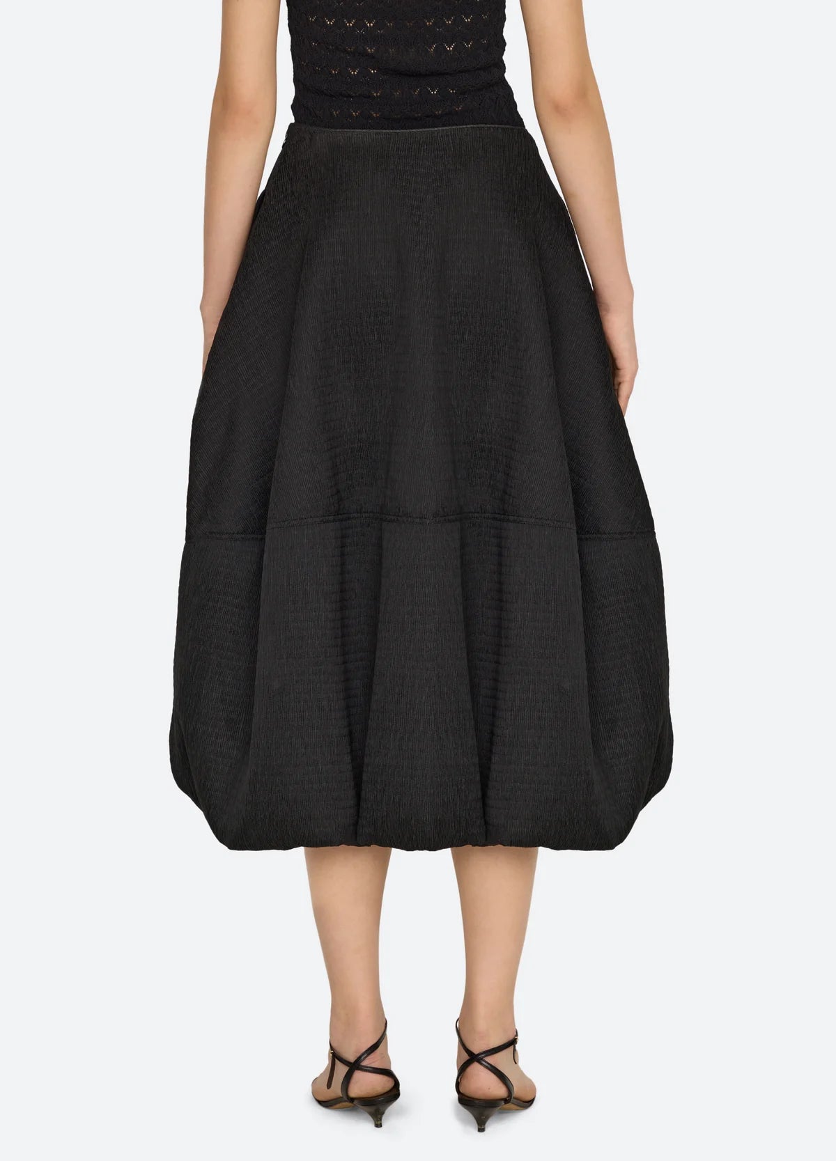 Evora Bubble Midi Skirt