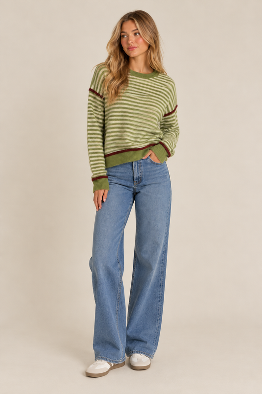 Noelle Striped Sweater