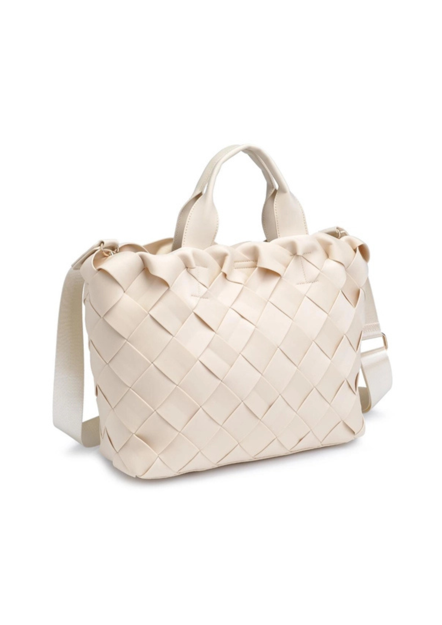 Ruth Woven Neoprene Crossbody Tote