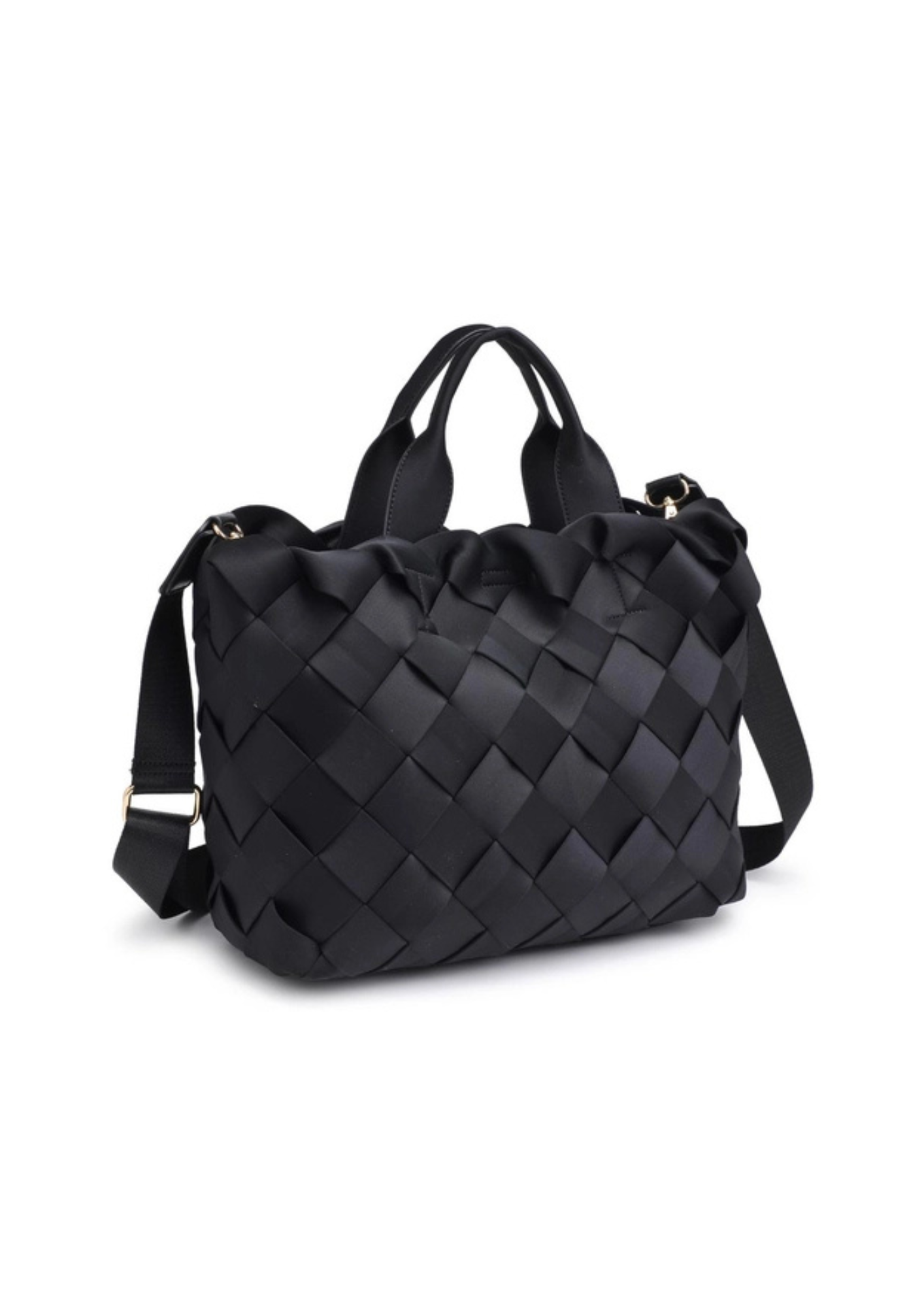 Ruth Woven Neoprene Crossbody Tote