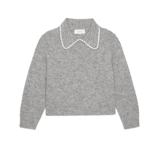 The Crochet Collar Pullover