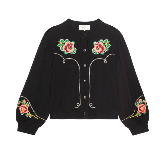 The Heirloom Rose Western Cardigan