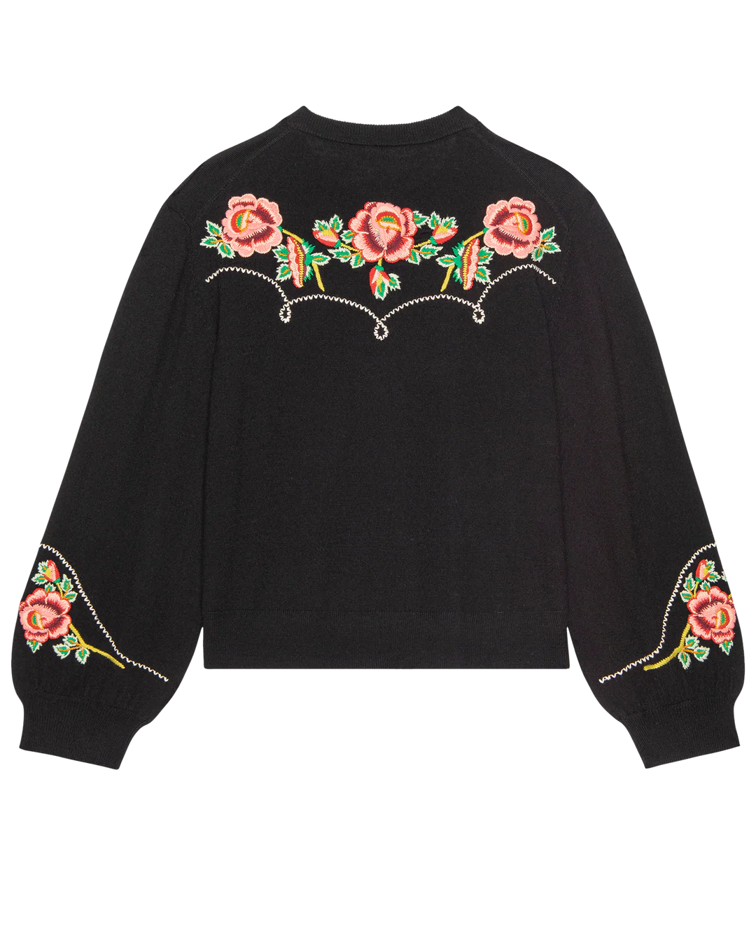 The Heirloom Rose Western Cardigan