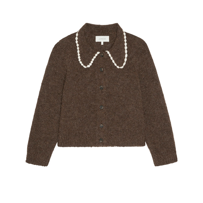 The Crochet Collar Cardigan