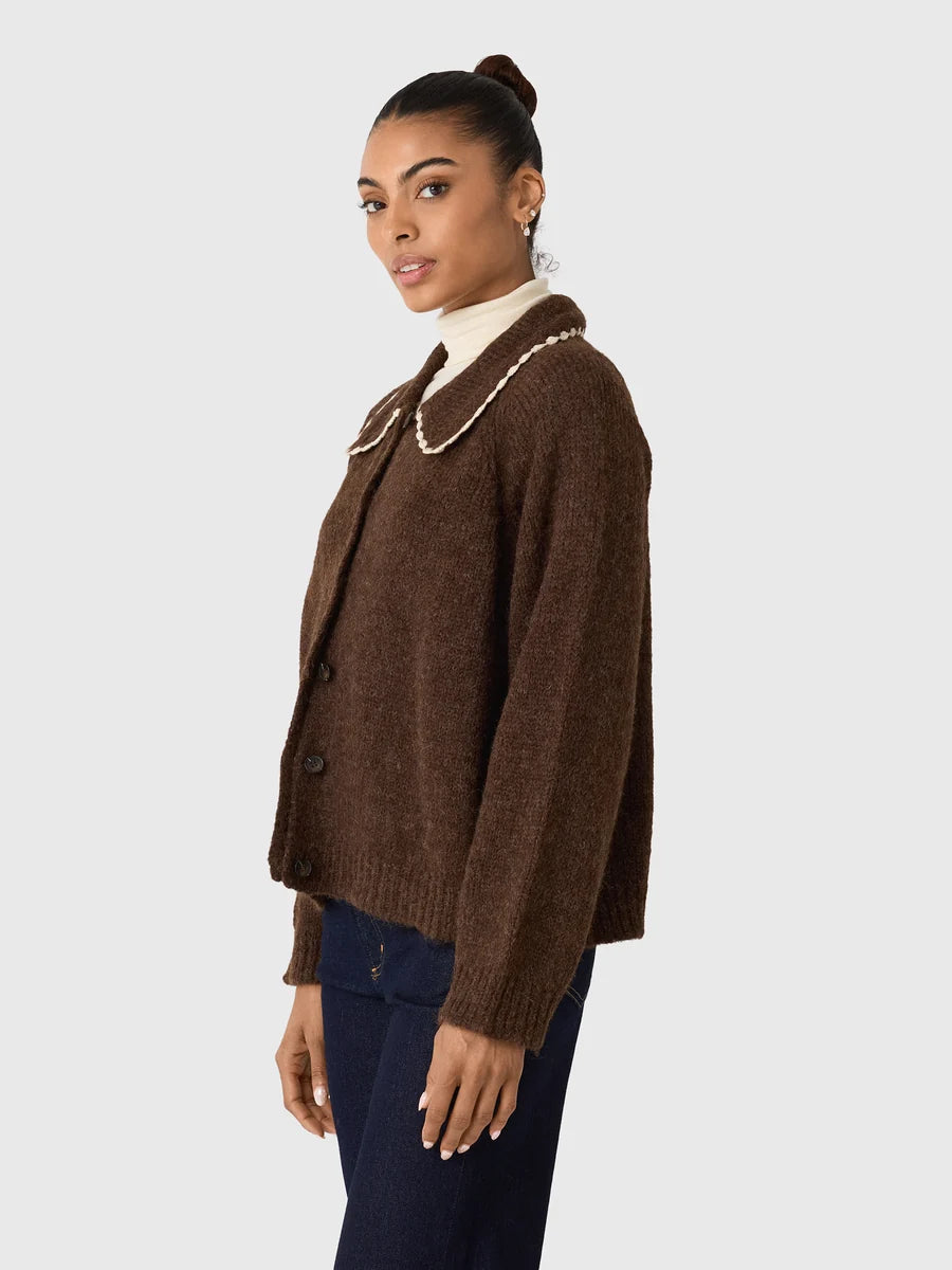 The Crochet Collar Cardigan