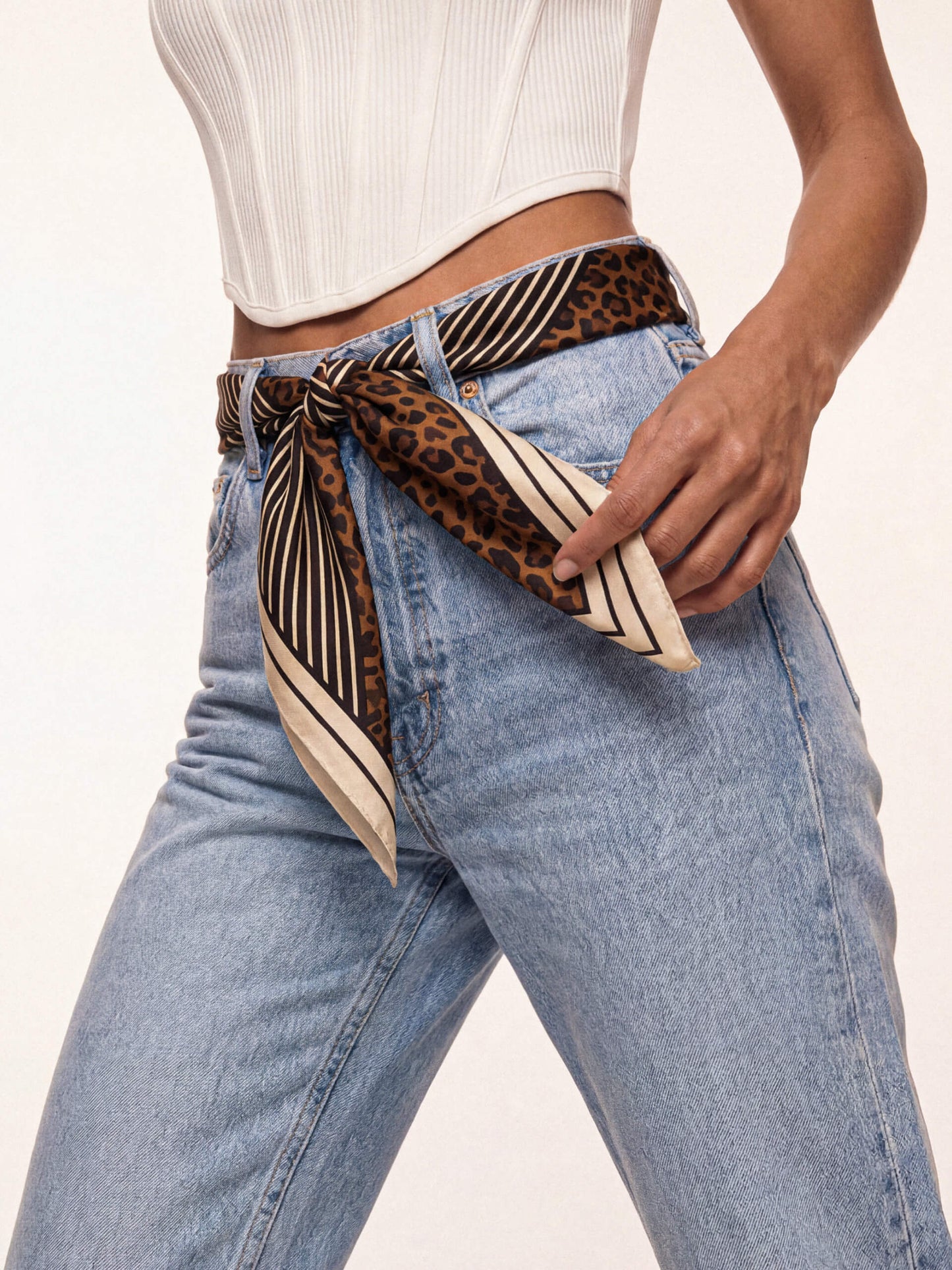 Leopard Stripe Scarf