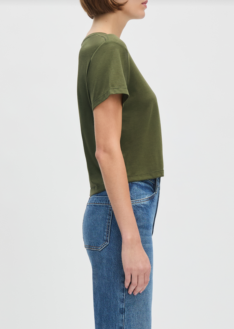 Cropped Collegiate Tee