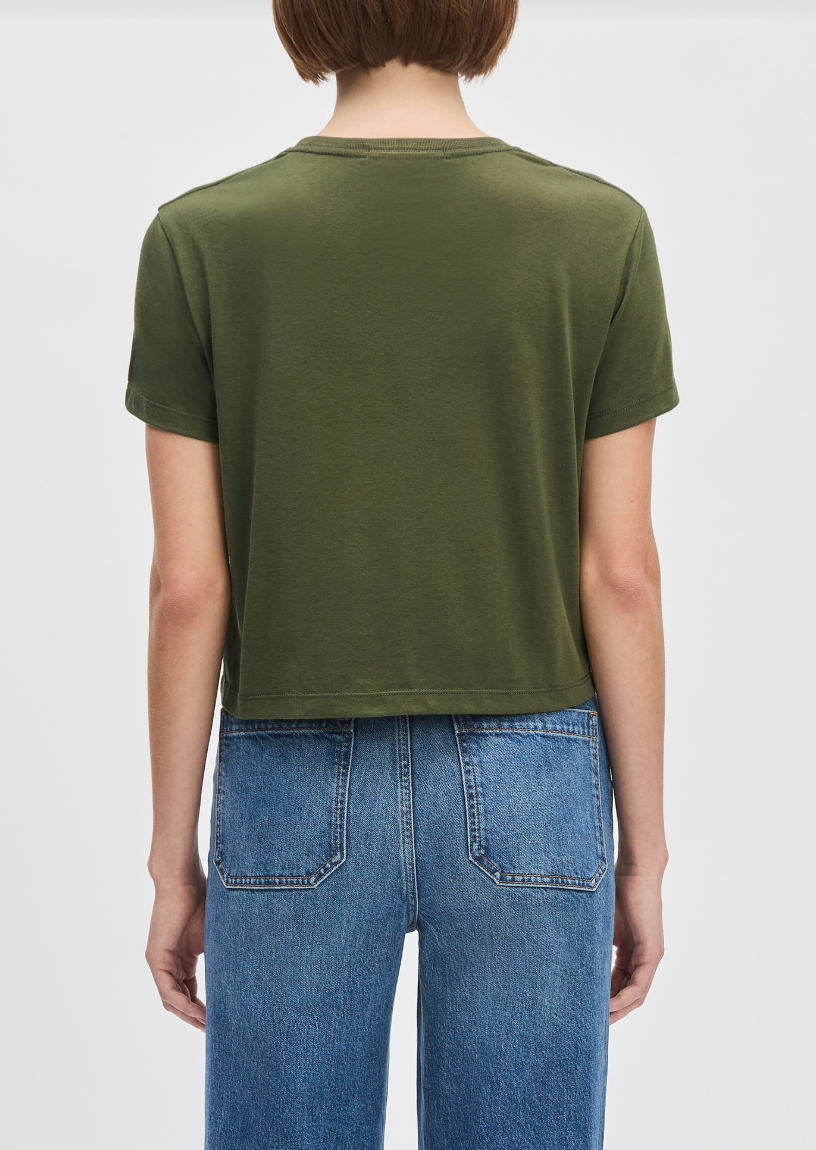 Cropped Collegiate Tee