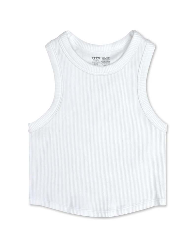 Girls Ribbed Racerback Tank
