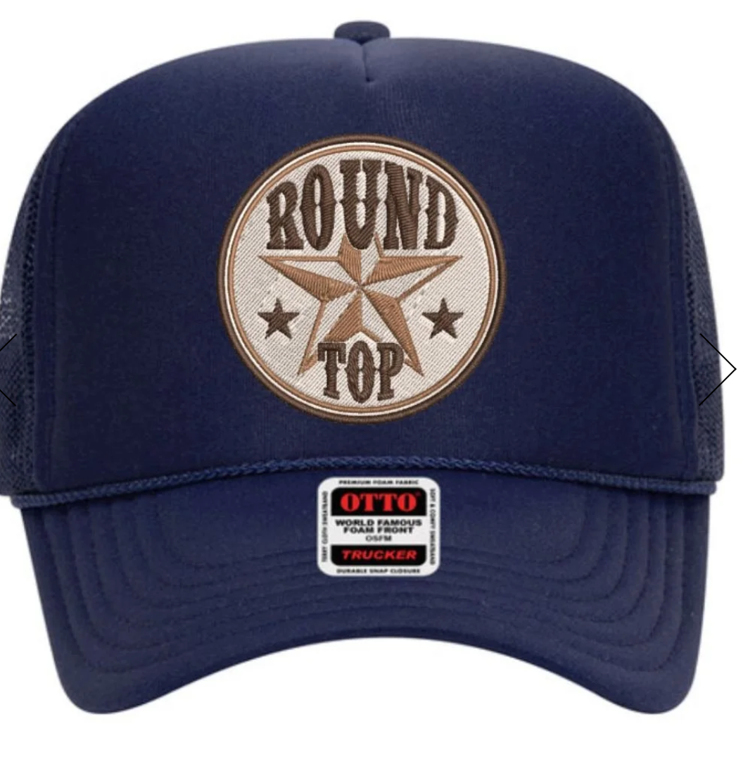Round Top Star Trucker Hat