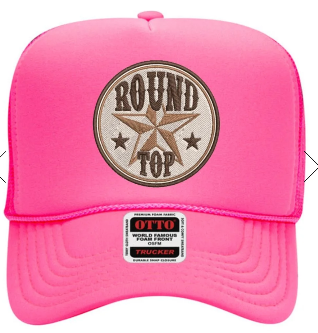Round Top Star Trucker Hat