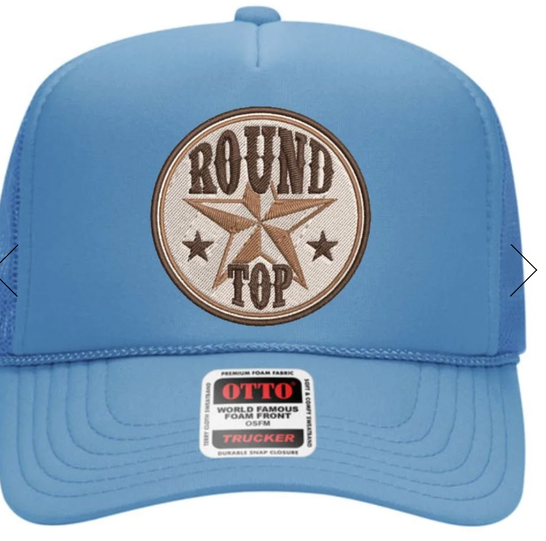 Round Top Star Trucker Hat