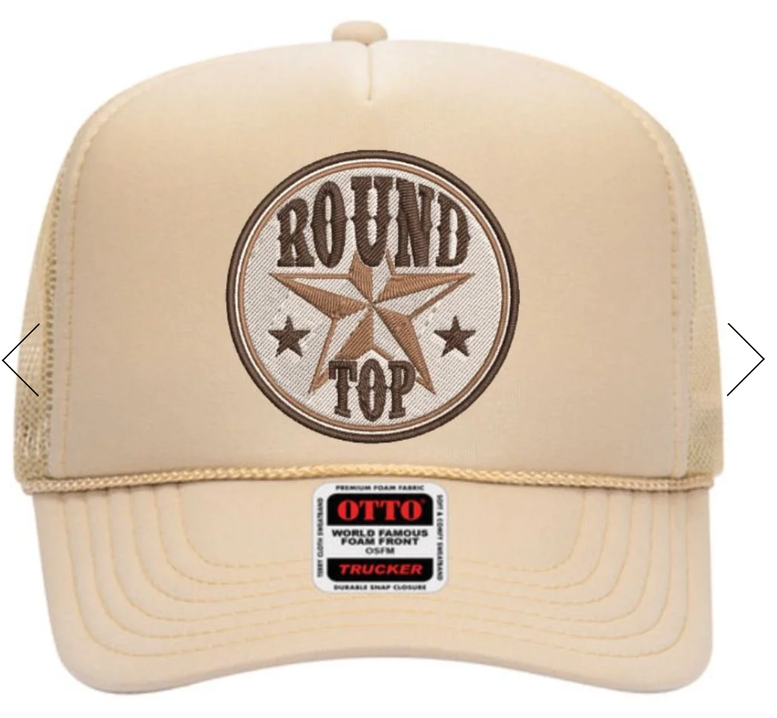 Round Top Star Trucker Hat