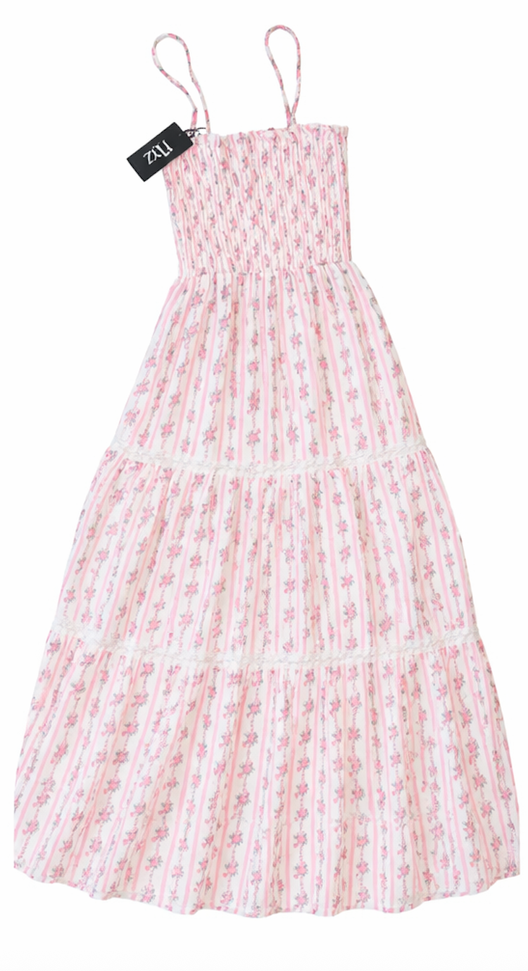 Lexi Girls Maxi Stripe Dress