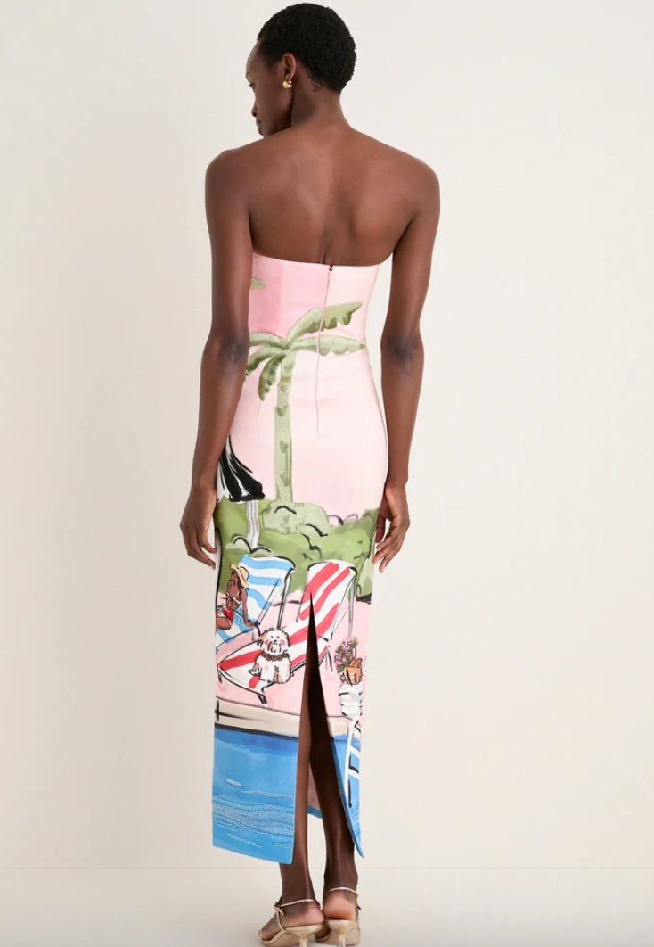 Ava Bustier Midi Dress