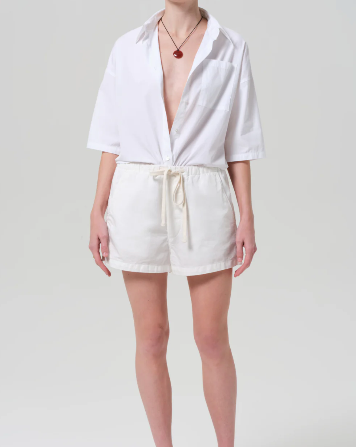 Frances Cropped Cape Shirt