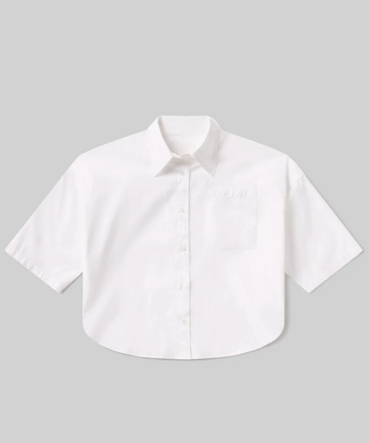 Frances Cropped Cape Shirt