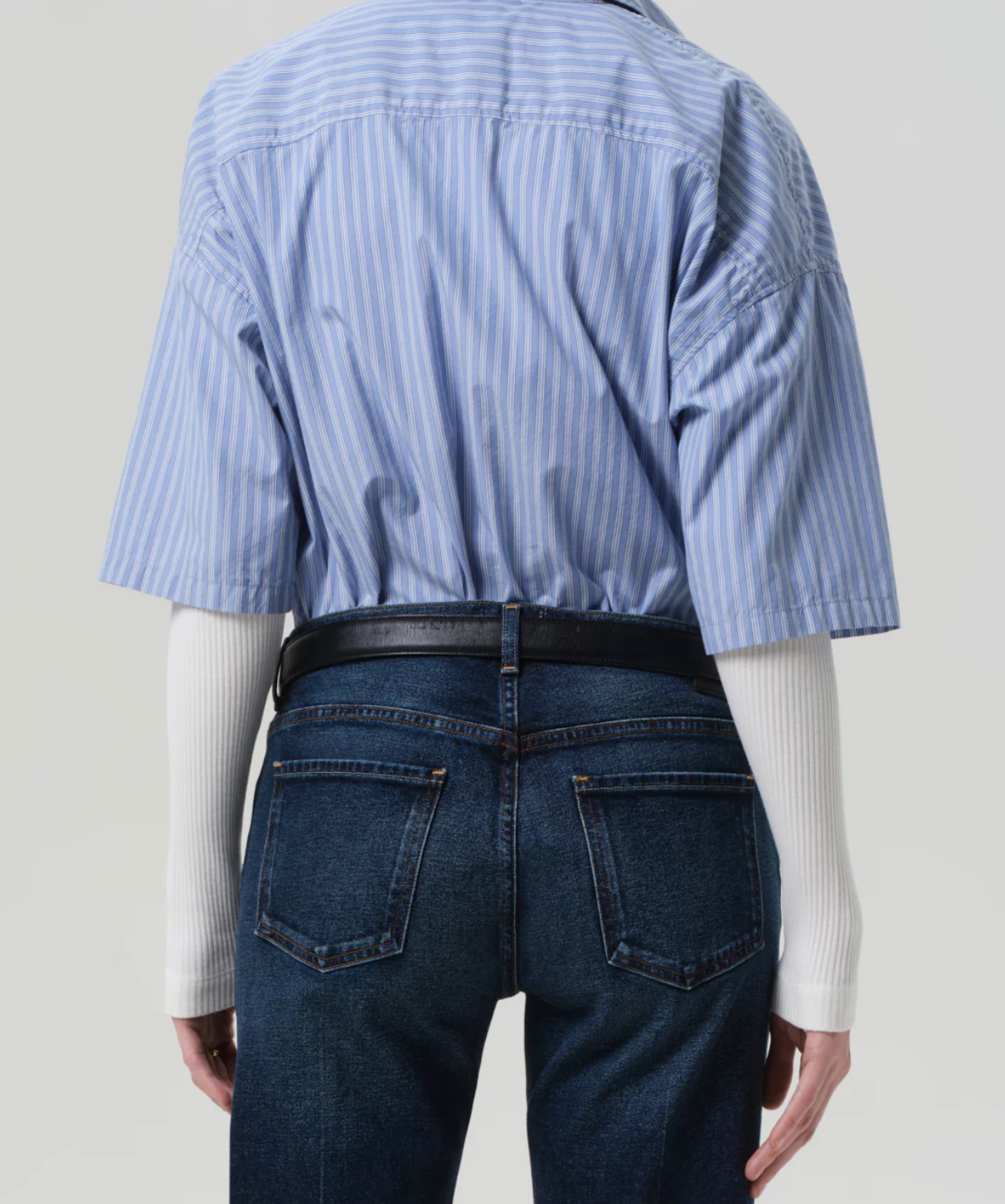 Frances Cropped Cape Shirt