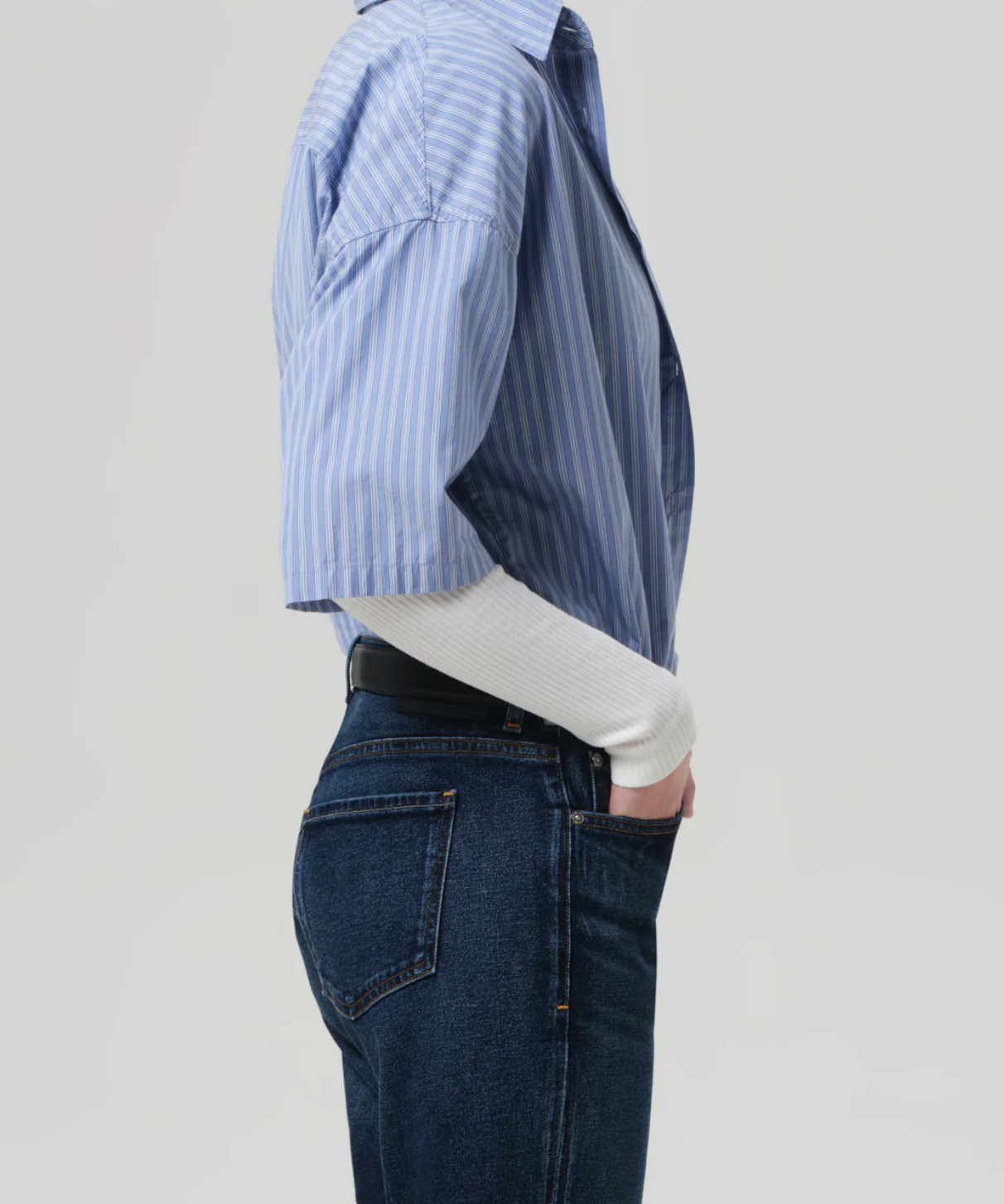 Frances Cropped Cape Shirt