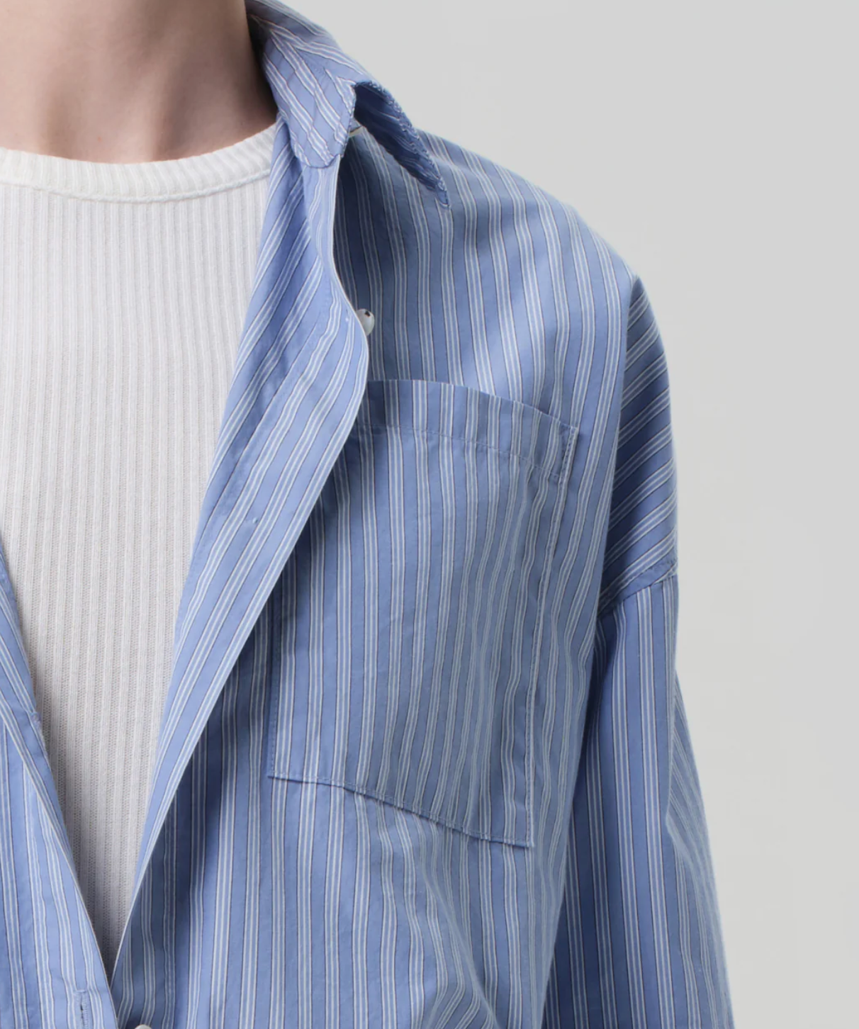 Frances Cropped Cape Shirt