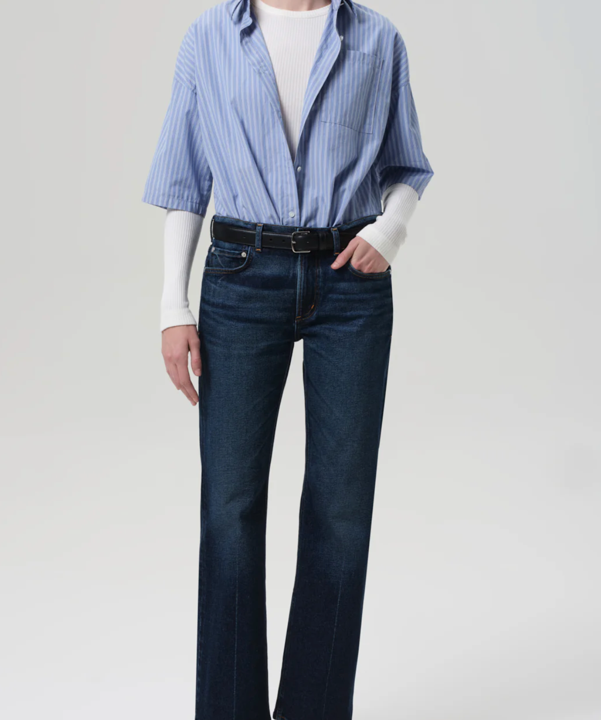 Frances Cropped Cape Shirt